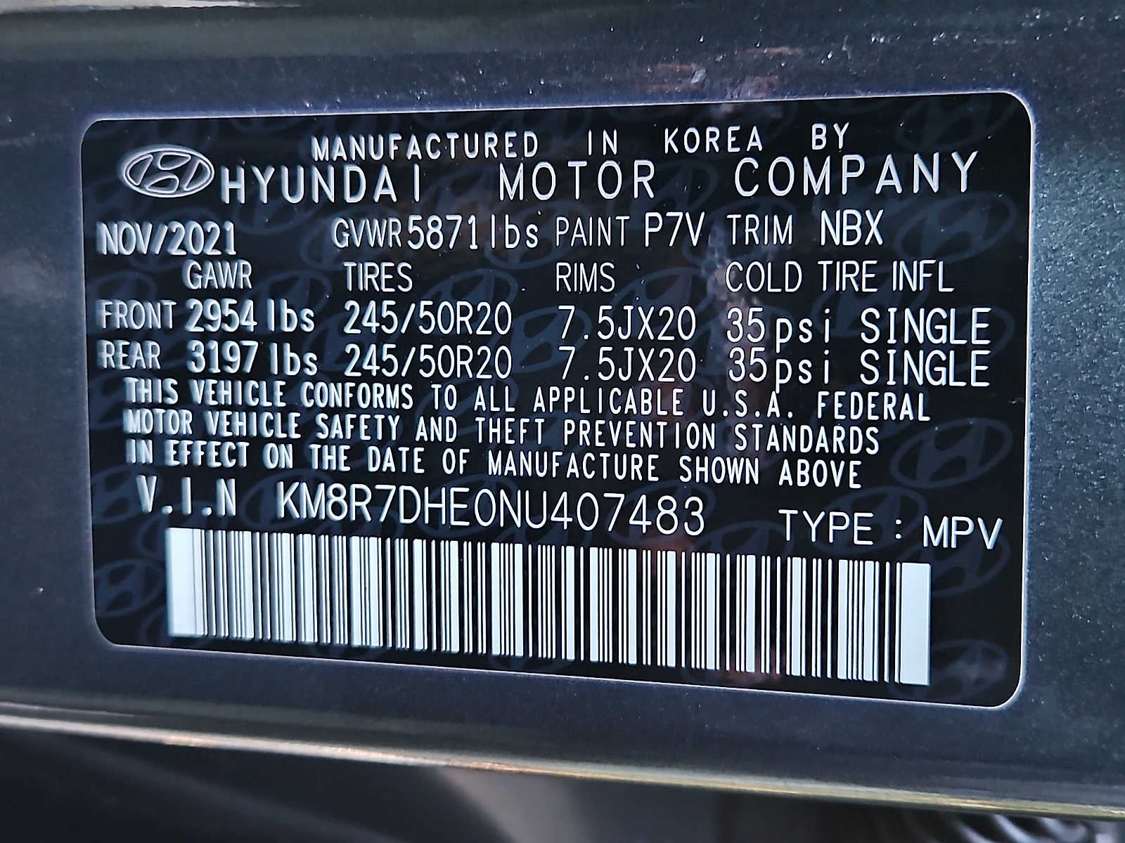 2022 Hyundai Palisade Calligraphy AWD