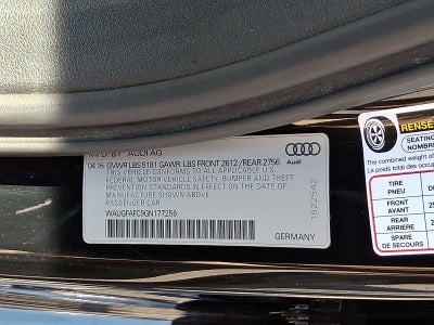 2016 Audi A6 4dr Sdn quattro 2.0T Premium Plus