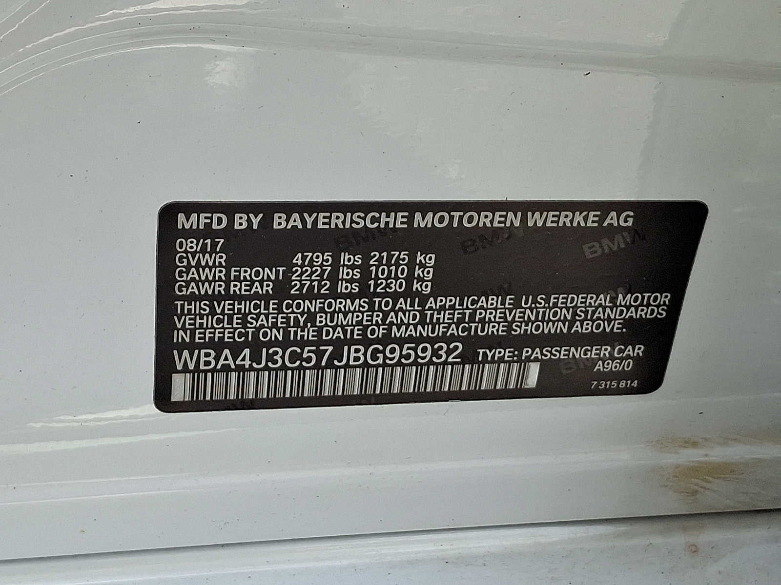2018 BMW 4 Series 430i xDrive Gran Coupe