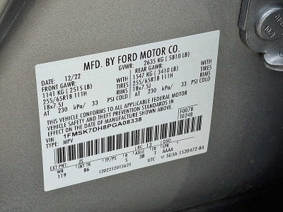 2023 Ford Explorer XLT RWD