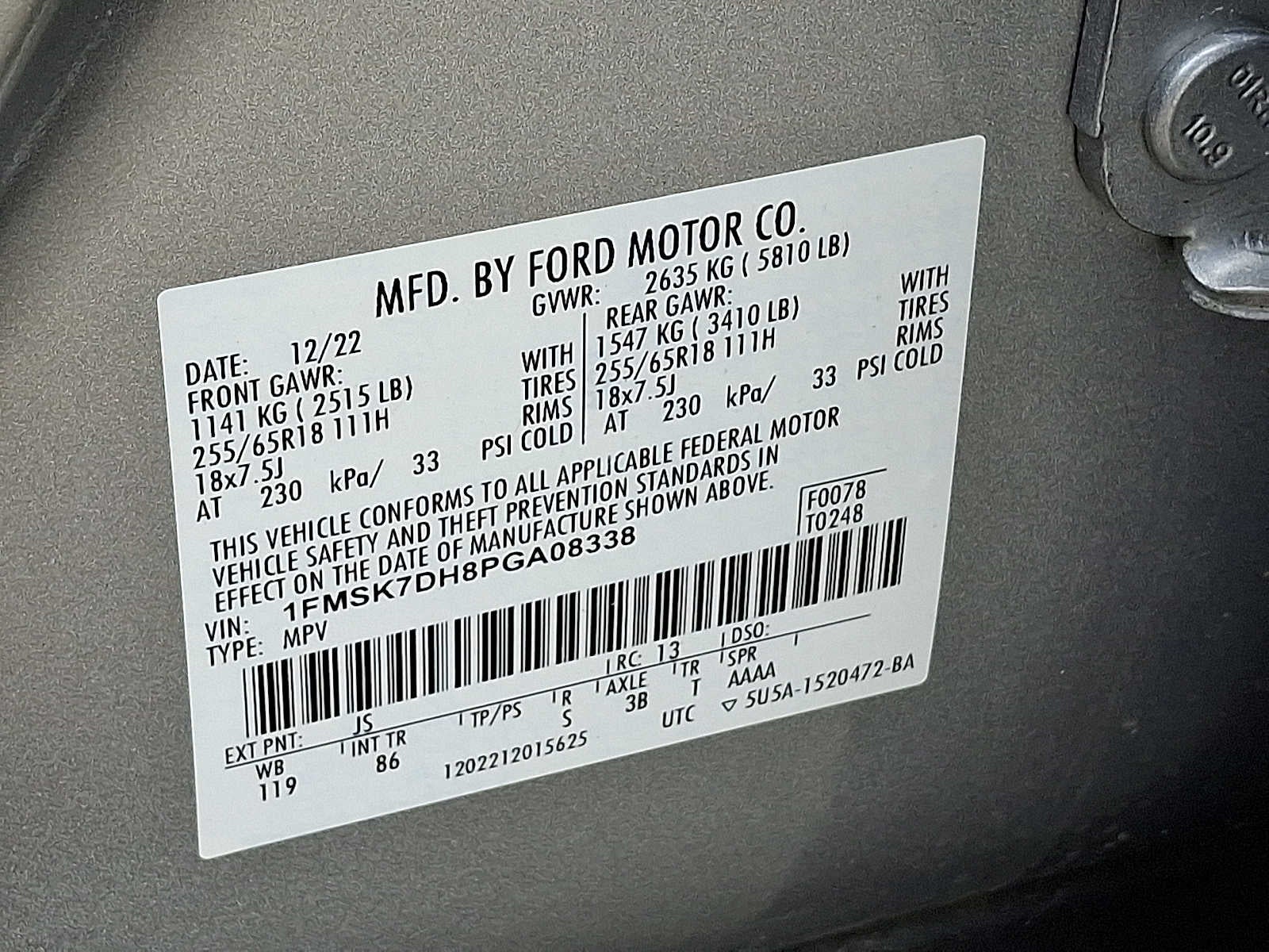 2023 Ford Explorer XLT RWD