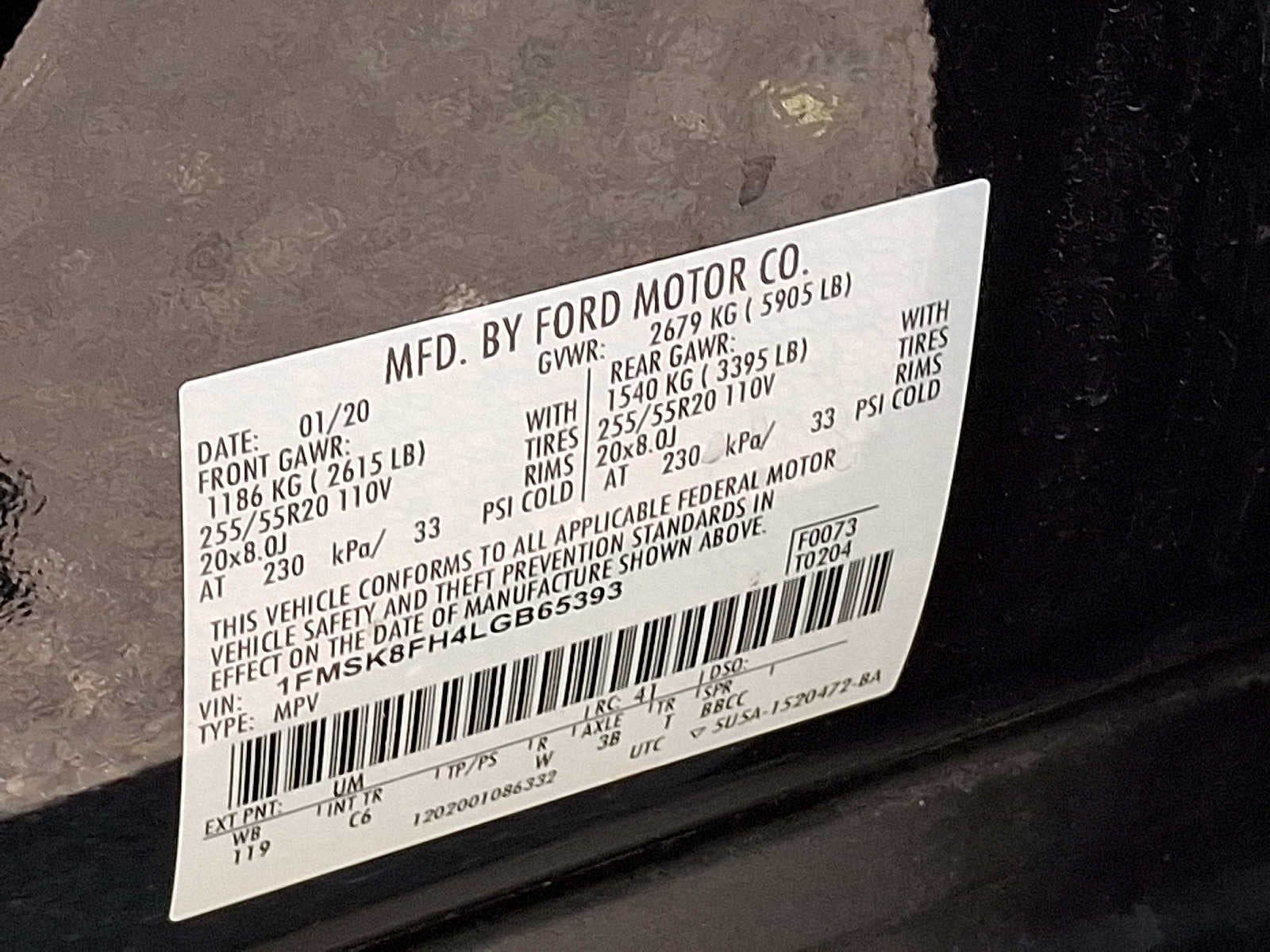 2020 Ford Explorer Limited 4WD
