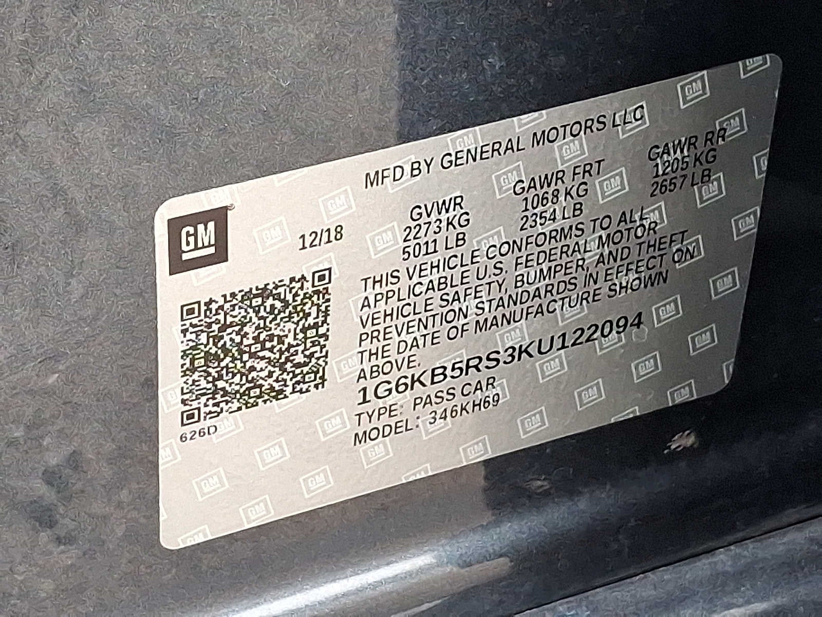 2019 Cadillac CT6 4dr Sdn 3.6L Luxury AWD