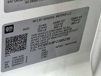 2023 Chevrolet Silverado 1500 4WD Crew Cab 157 Custom