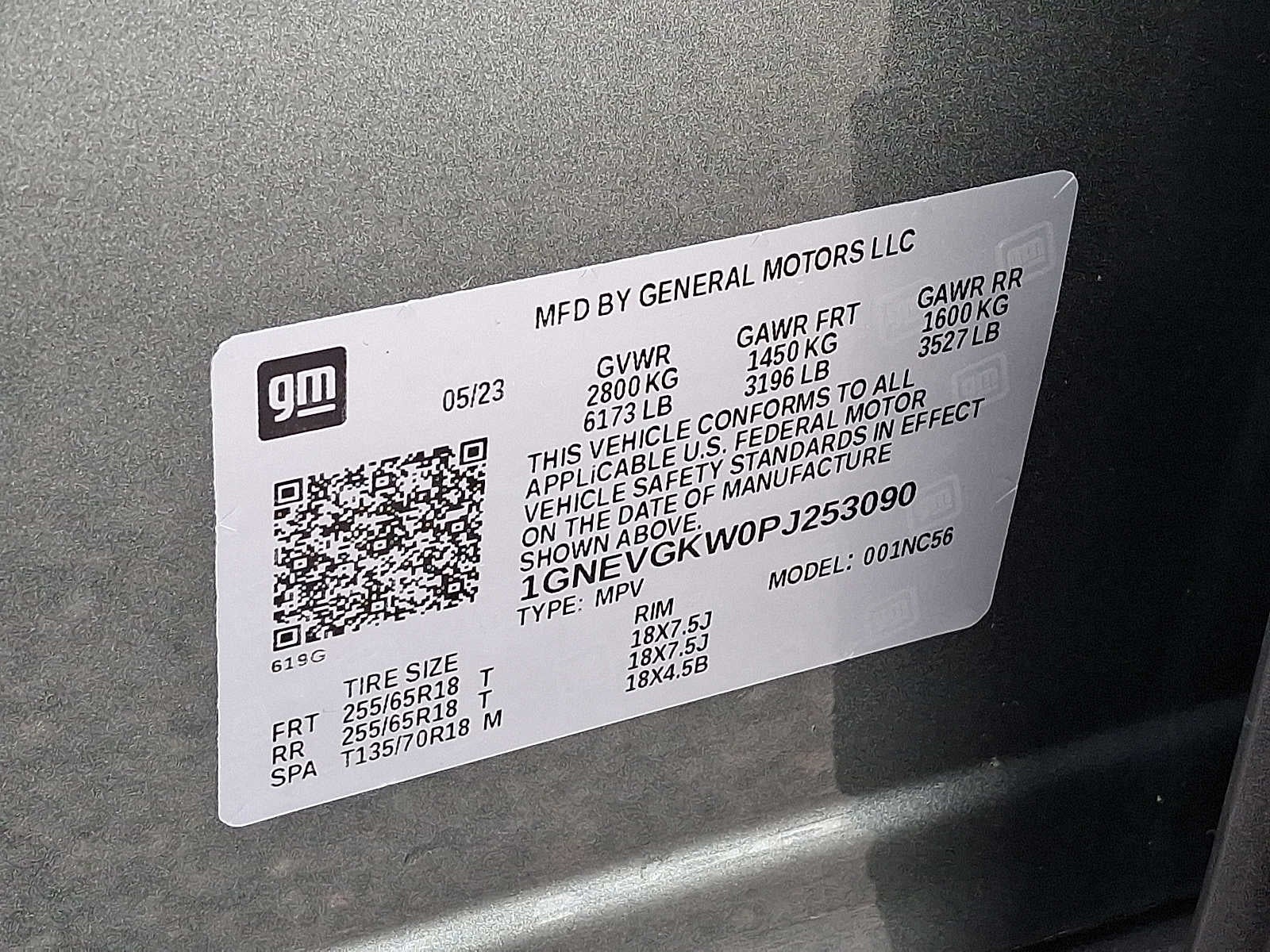 2023 Chevrolet Traverse AWD 4dr LT Cloth w/1LT