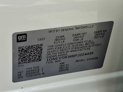 2023 Chevrolet Traverse AWD 4dr LT Cloth w/1LT