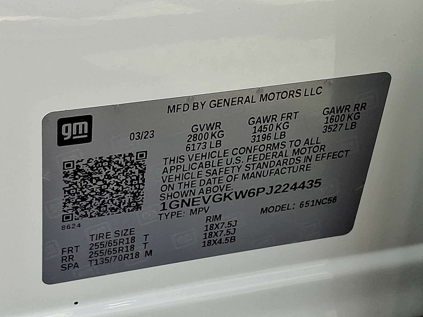 2023 Chevrolet Traverse AWD 4dr LT Cloth w/1LT