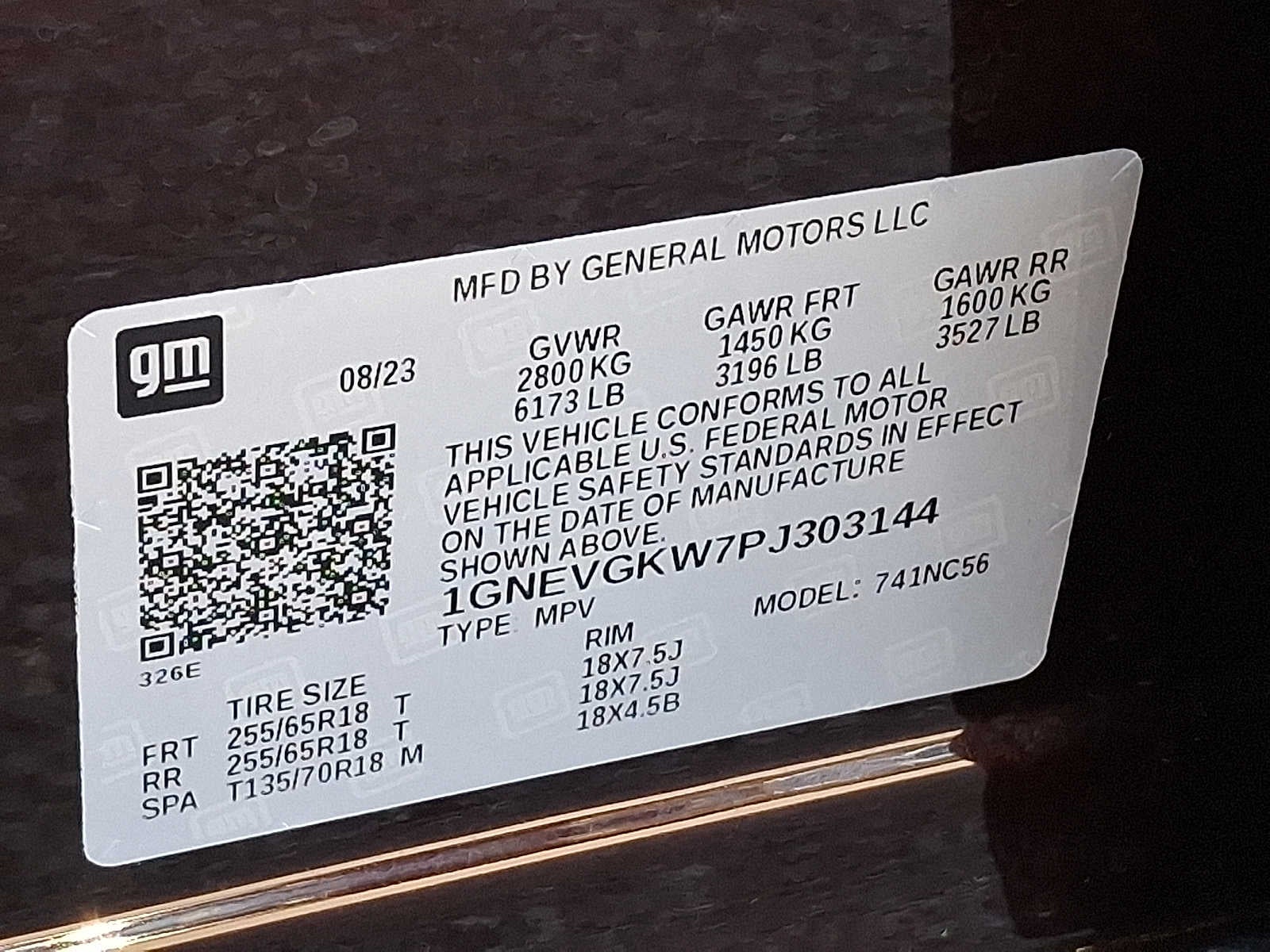 2023 Chevrolet Traverse AWD 4dr LT Cloth w/1LT