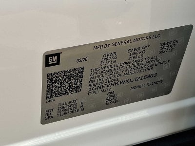 2020 Chevrolet Traverse AWD 4dr LT Leather