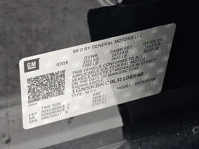 2020 Chevrolet Tahoe 4WD 4dr LT
