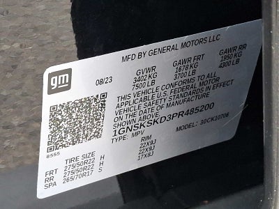 2023 Chevrolet Tahoe 4WD 4dr Premier