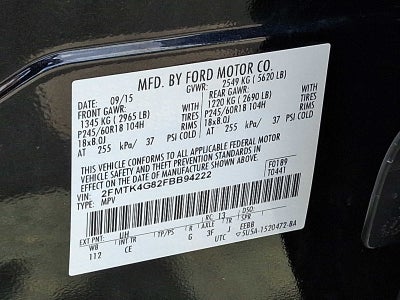 2015 Ford Edge 4dr SE AWD