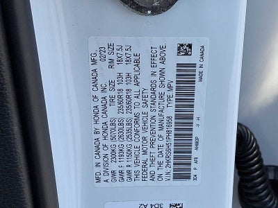 2023 Honda CR-V Hybrid Sport AWD w/o BSI