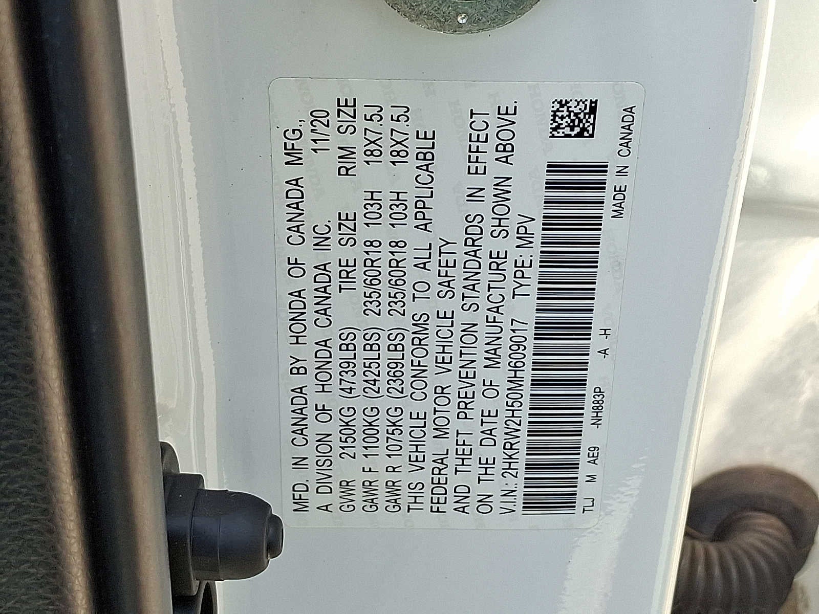 2021 Honda CR-V EX AWD
