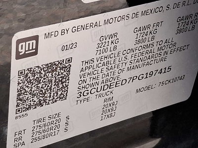 2023 Chevrolet Silverado 1500 4WD Crew Cab 157 RST