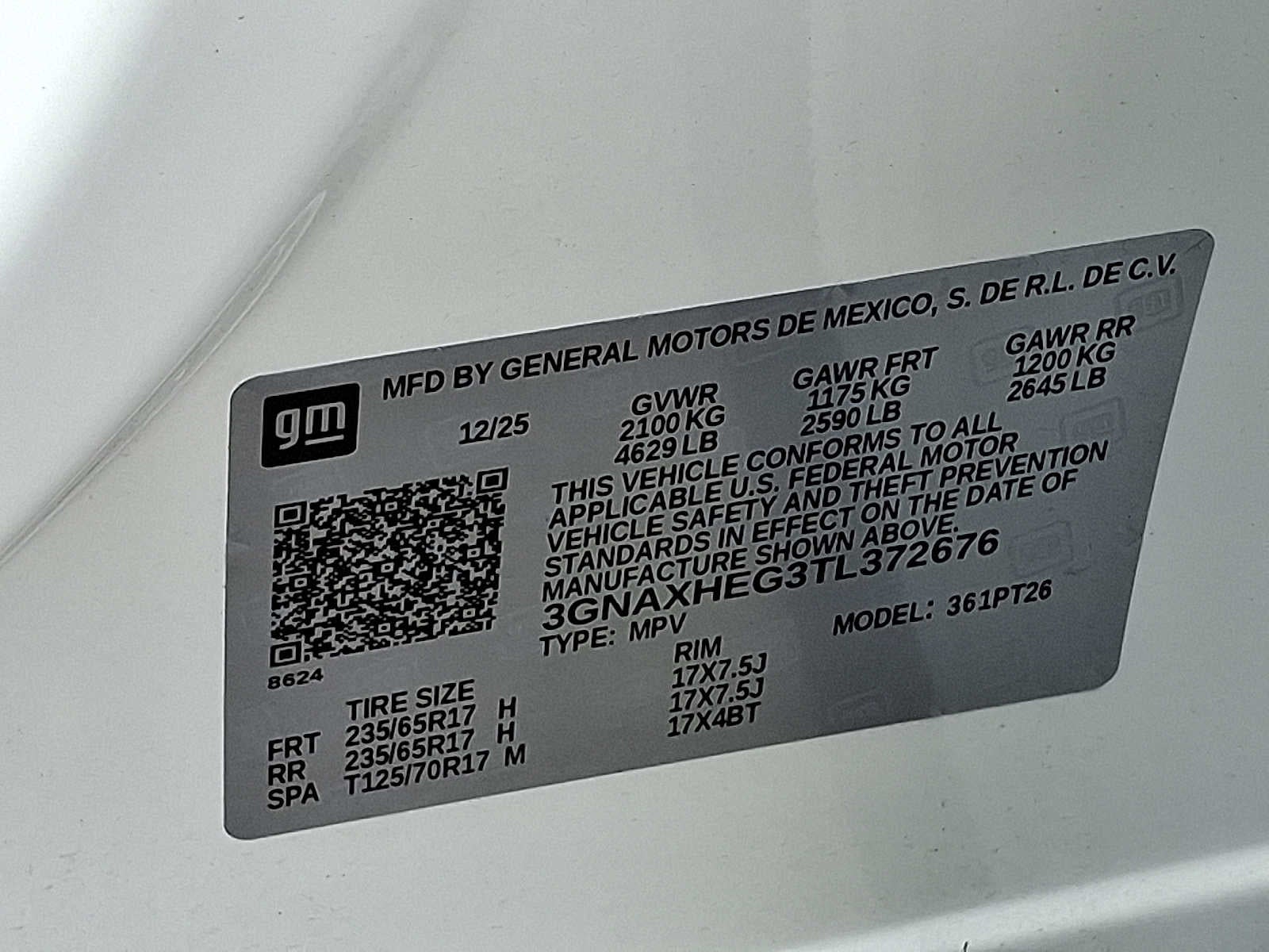2026 Chevrolet Equinox FWD 4dr LT w/1LT