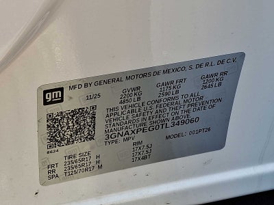 2026 Chevrolet Equinox AWD 4dr LT w/2LT