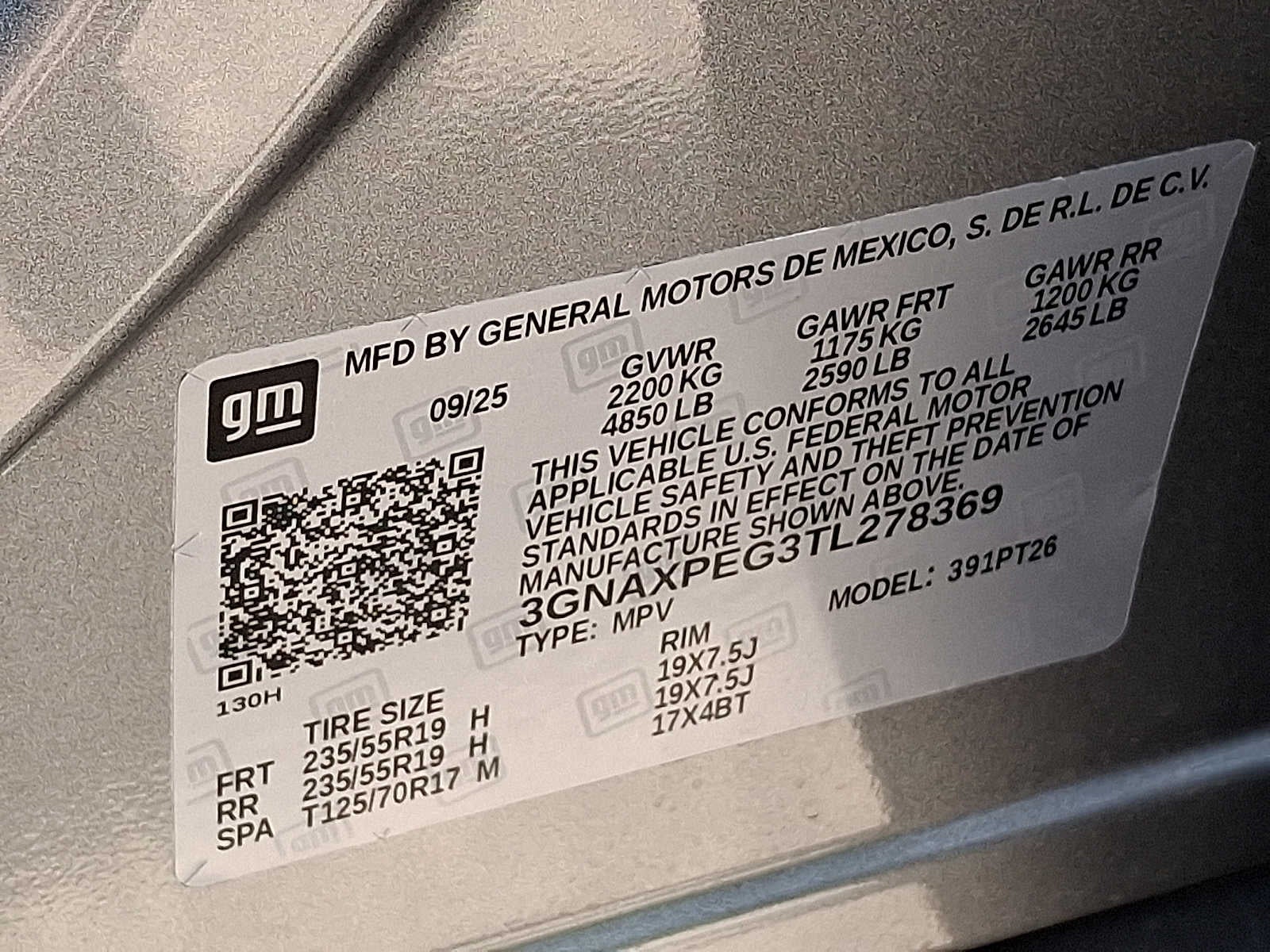 2026 Chevrolet Equinox AWD 4dr LT w/2LT