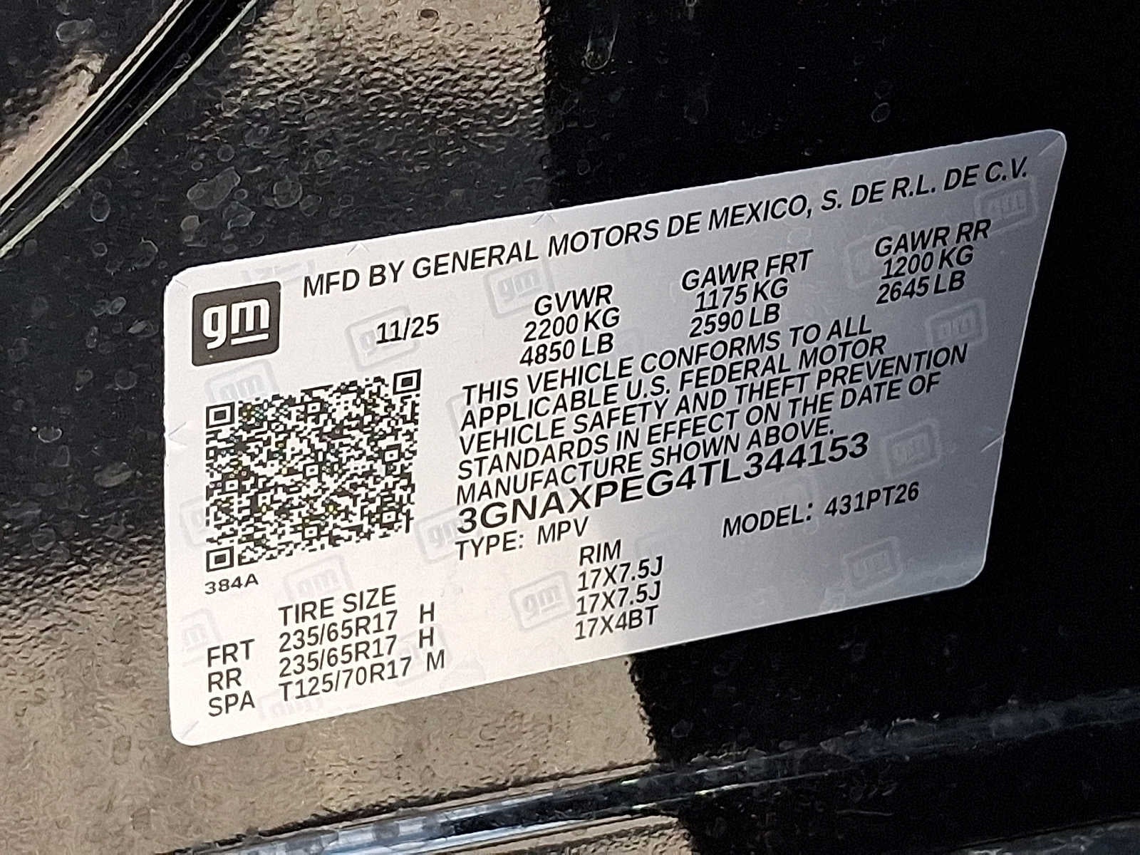2026 Chevrolet Equinox AWD 4dr LT w/2LT