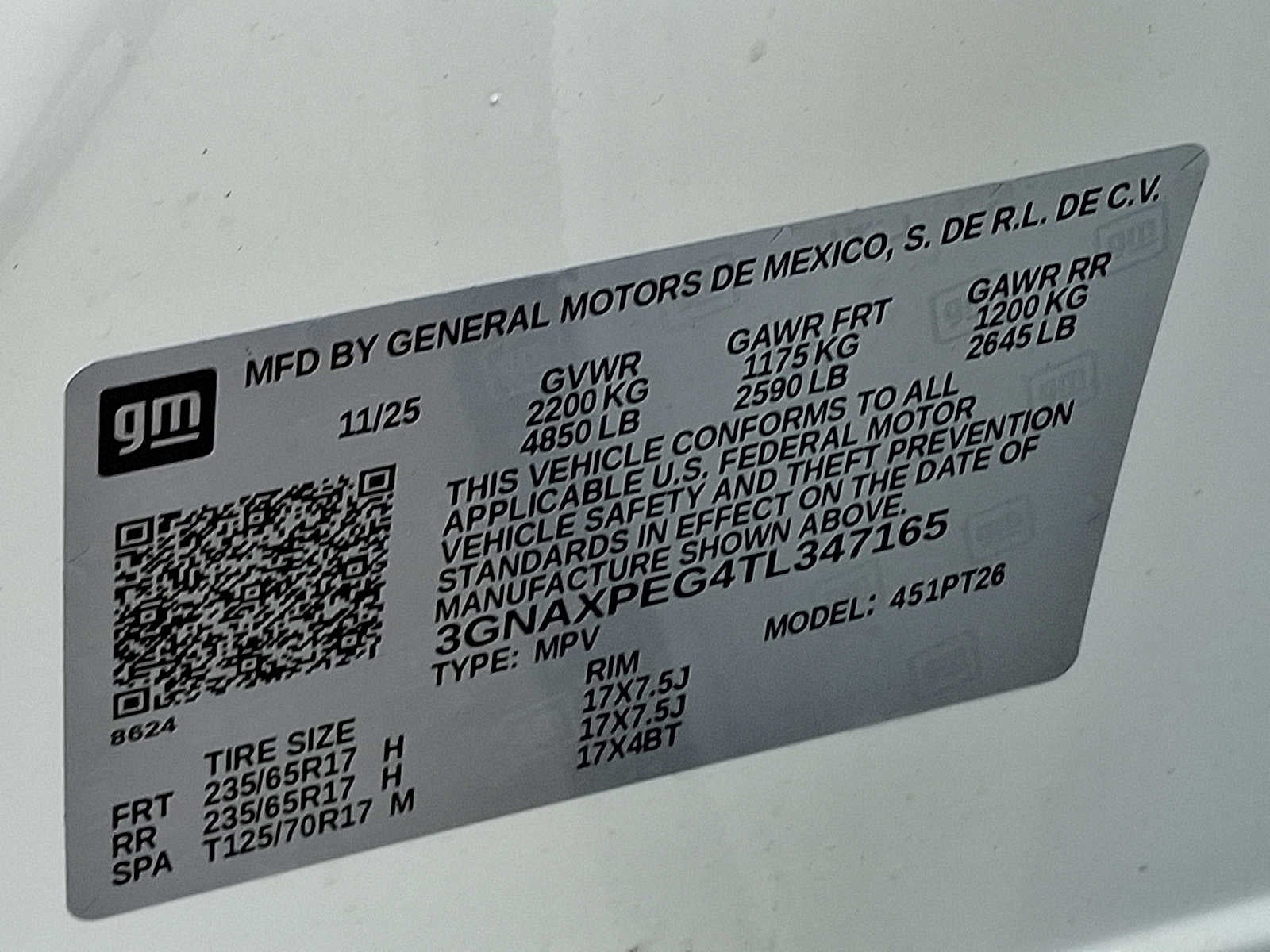 2026 Chevrolet Equinox AWD 4dr LT w/2LT