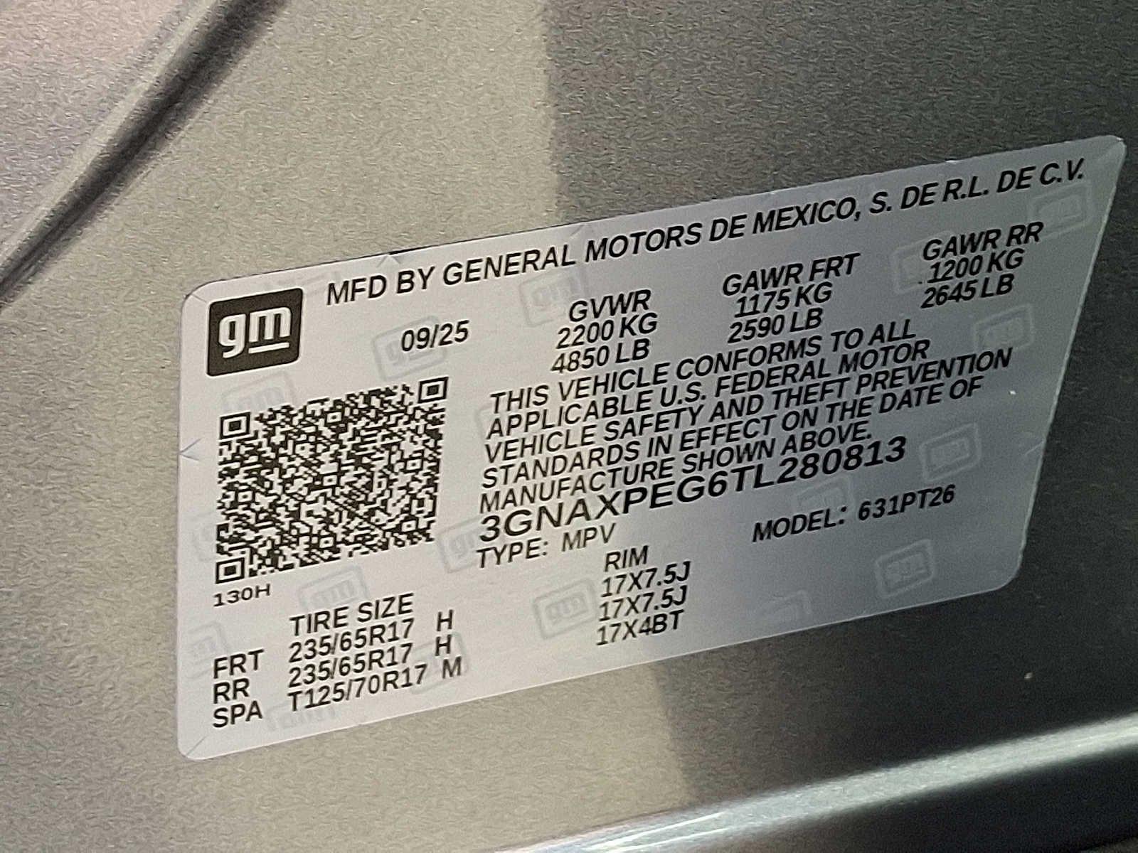 2026 Chevrolet Equinox AWD 4dr LT w/2LT