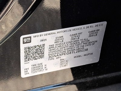 2026 Chevrolet Equinox AWD 4dr LT w/2LT