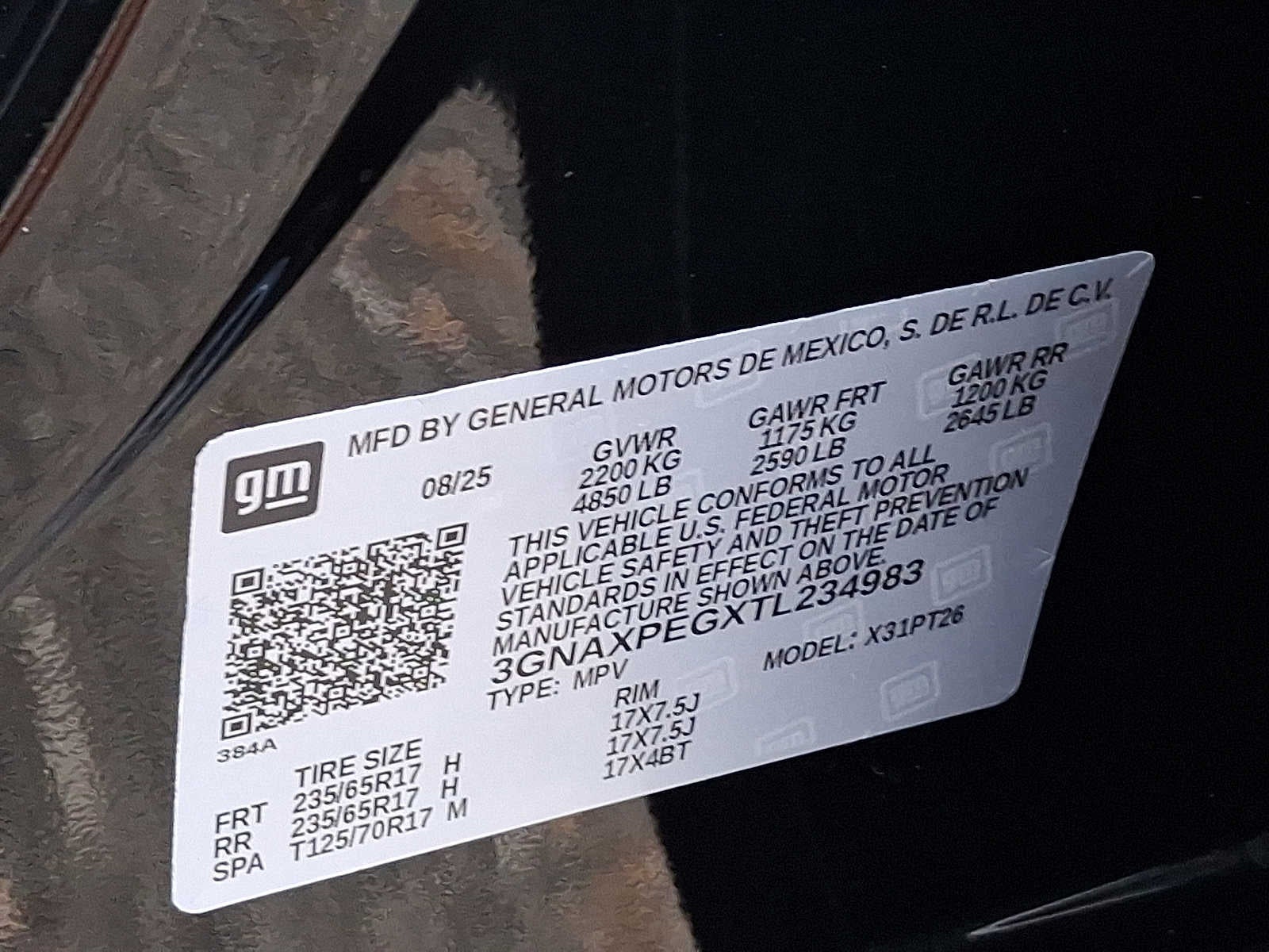 2026 Chevrolet Equinox AWD 4dr LT w/2LT