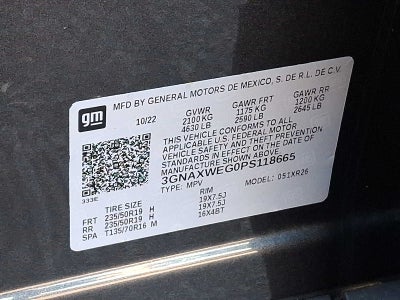 2023 Chevrolet Equinox AWD 4dr RS