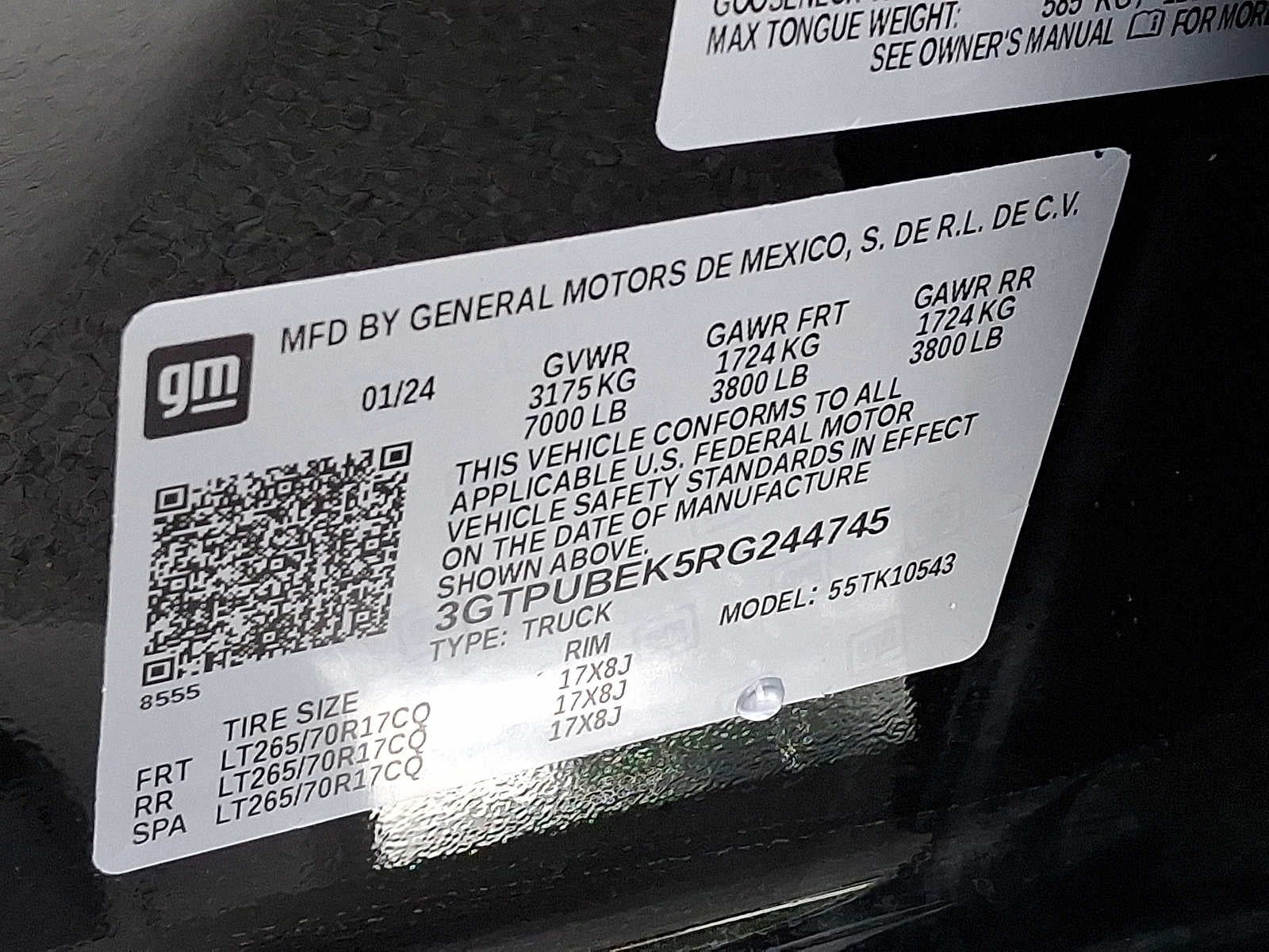 2024 GMC Sierra 1500 4WD Crew Cab 147 SLE
