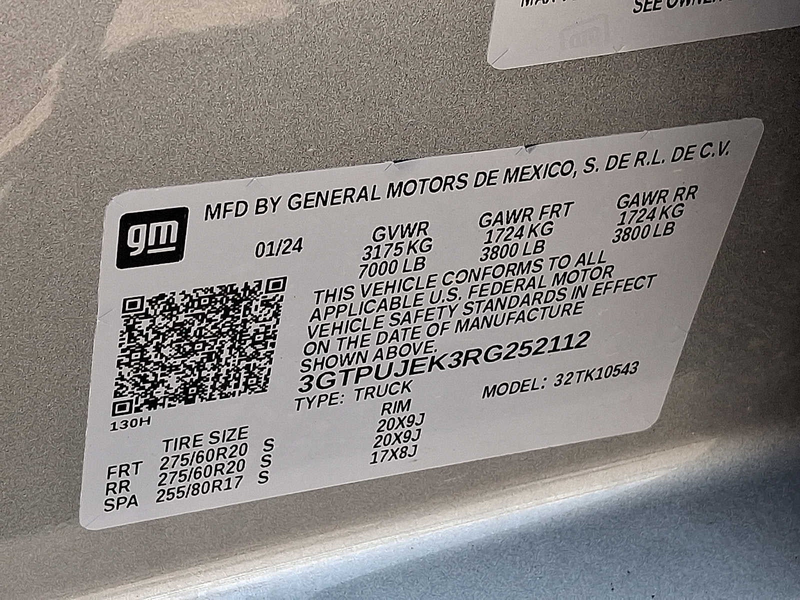 2024 GMC Sierra 1500 4WD Crew Cab 147 Elevation w/3VL