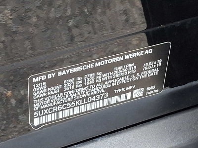 2019 BMW X5 xDrive40i Sports Activity Vehicle