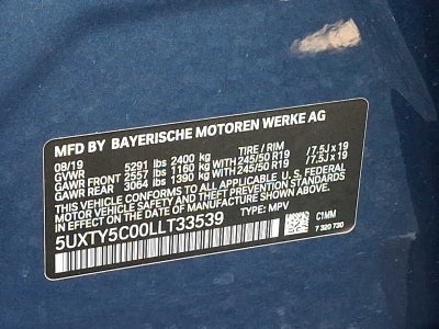 2020 BMW X3 xDrive30i Sports Activity Vehicle