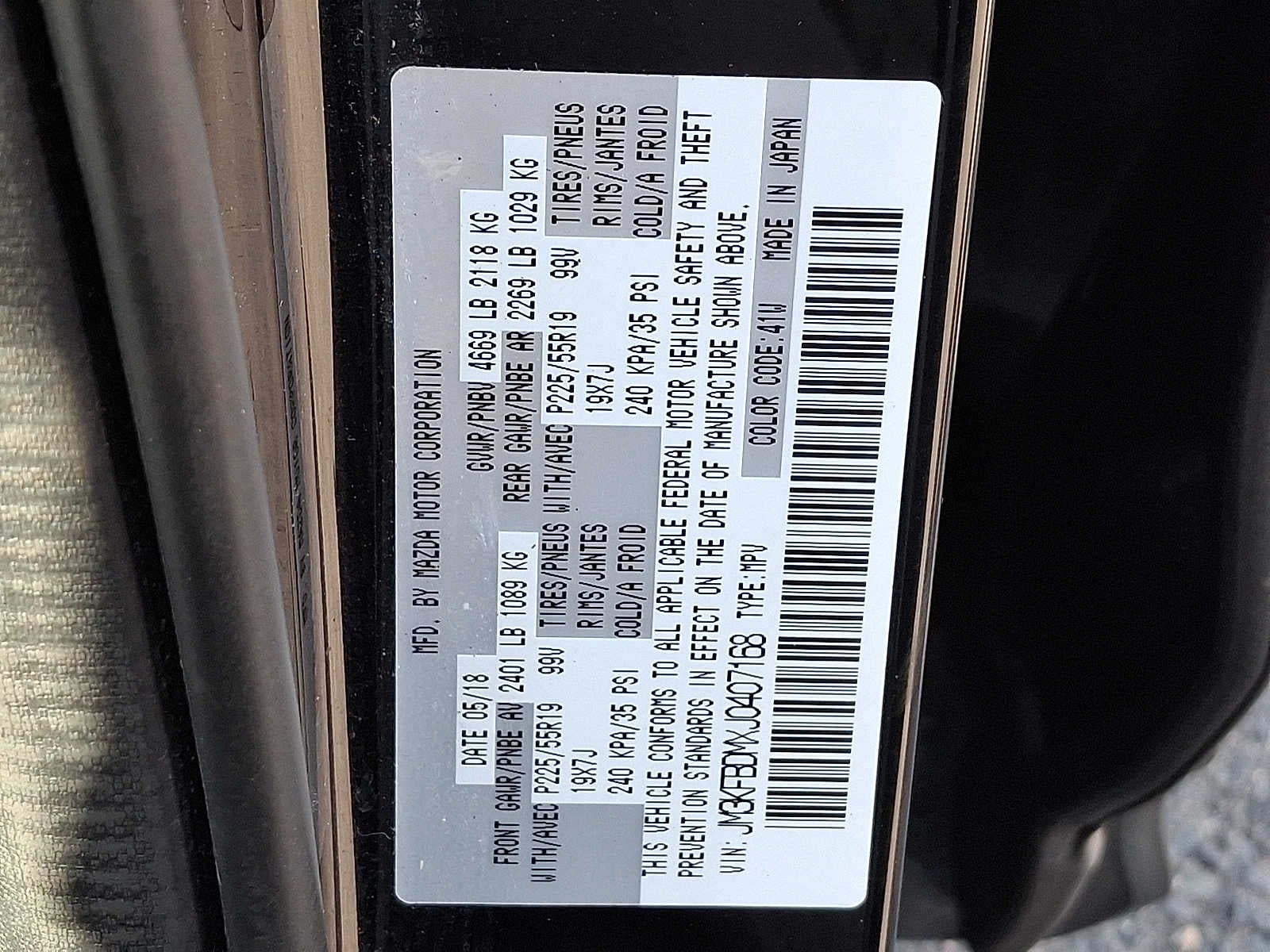 2018 Mazda Mazda CX-5 Grand Touring AWD