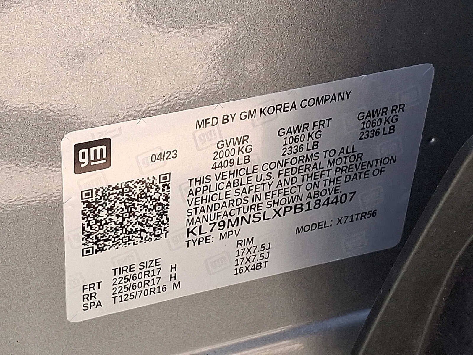 2023 Chevrolet TrailBlazer AWD 4dr LS