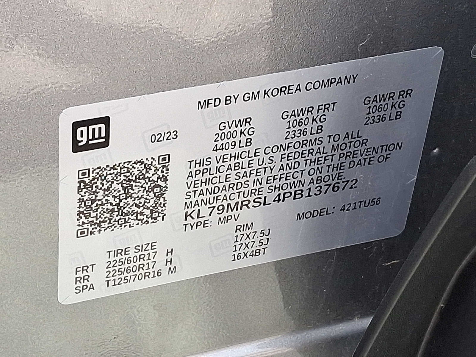 2023 Chevrolet TrailBlazer AWD 4dr LT