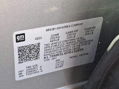 2023 Chevrolet TrailBlazer AWD 4dr LT