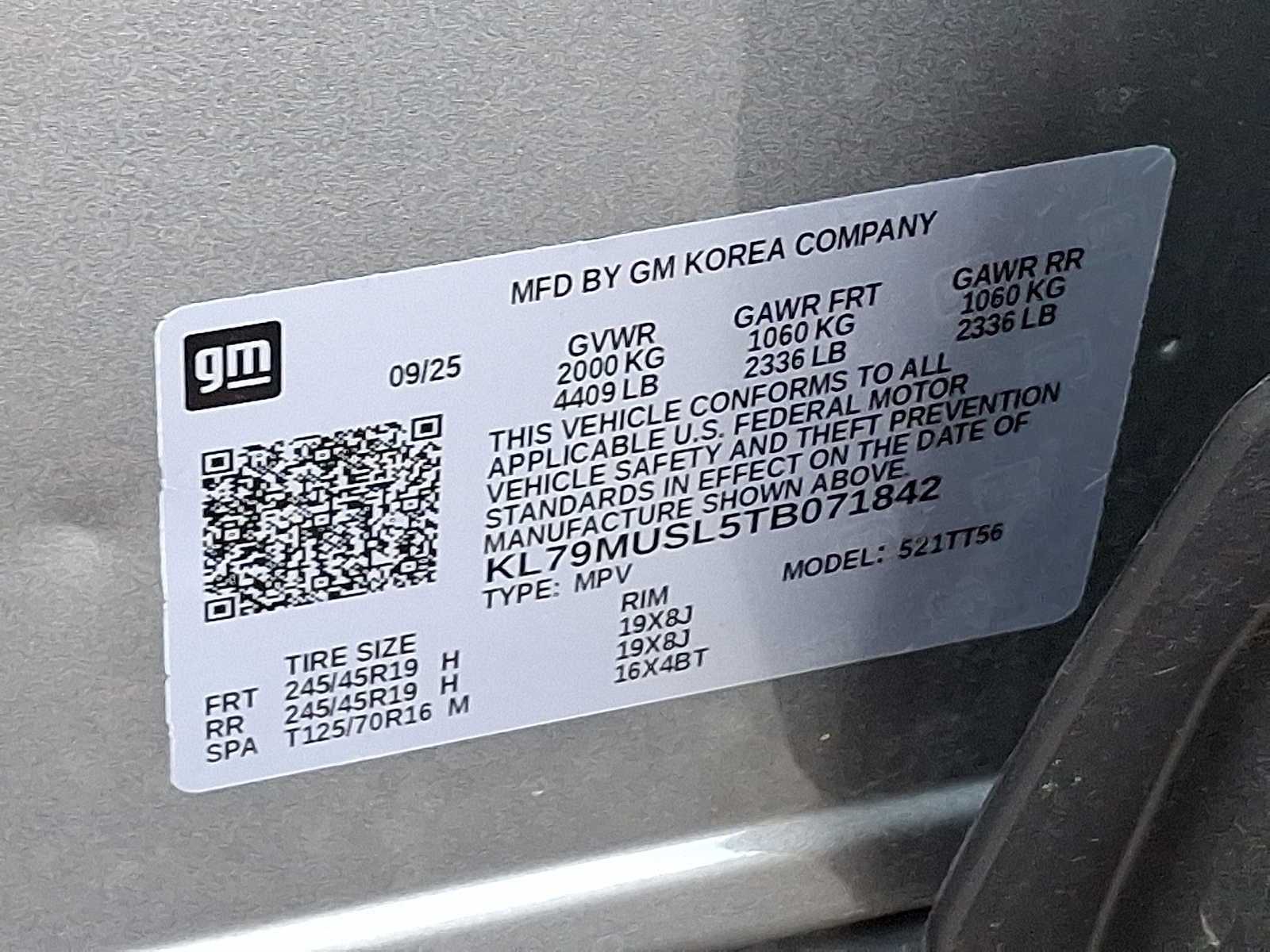 2026 Chevrolet TrailBlazer AWD 4dr RS
