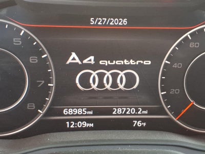 2017 Audi A4 2.0 TFSI Auto Premium Plus quattro AWD