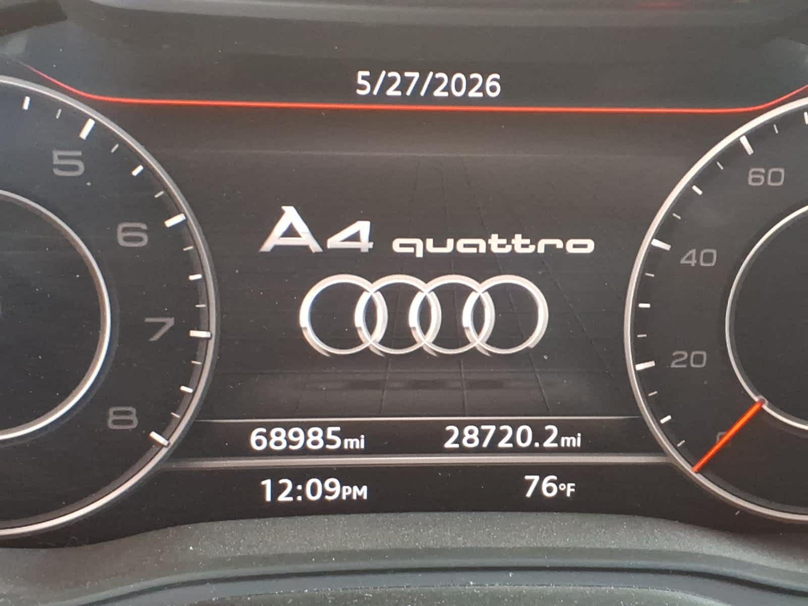 2017 Audi A4 2.0 TFSI Auto Premium Plus quattro AWD