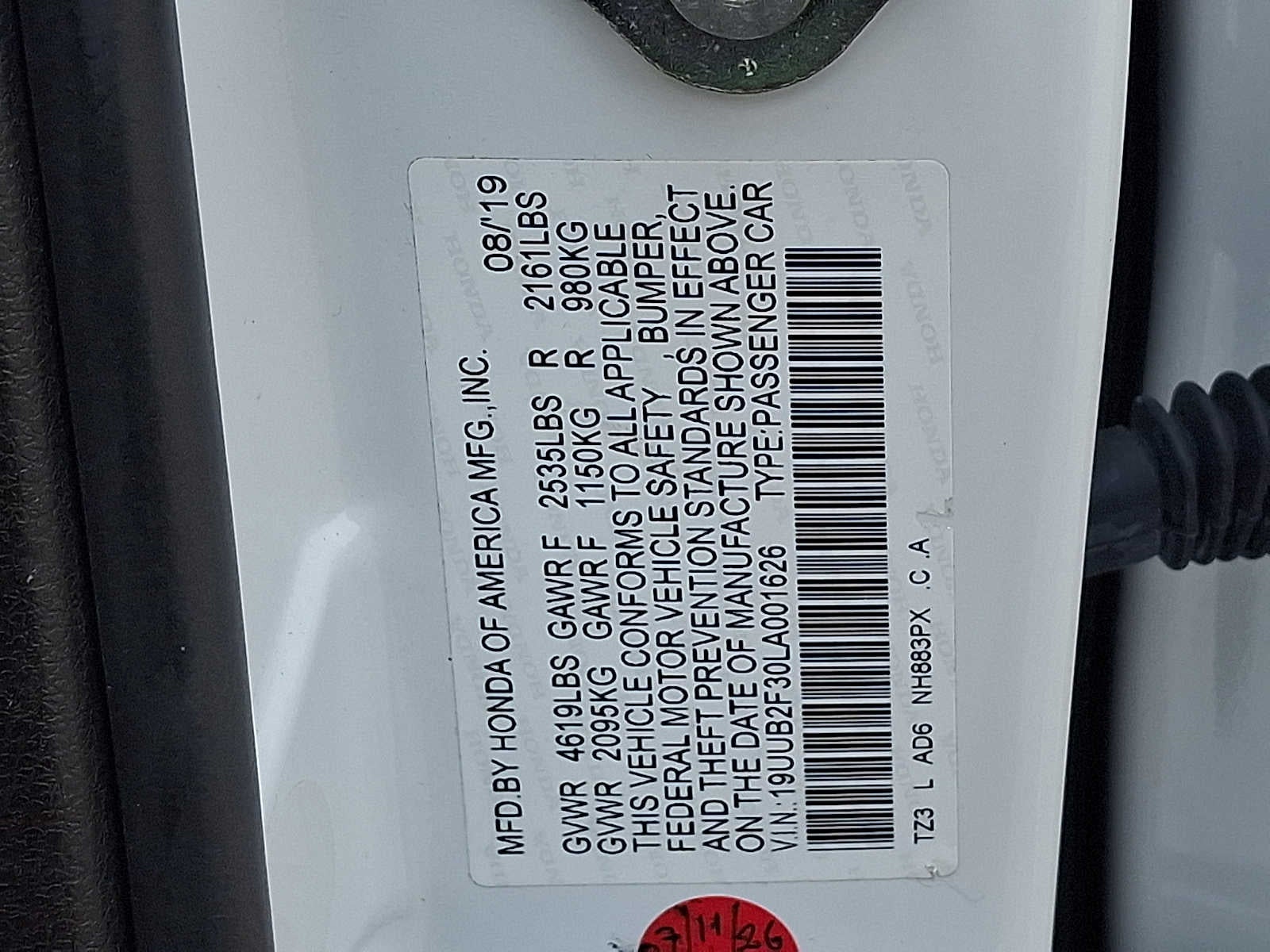 2020 Acura TLX 3.5L FWD