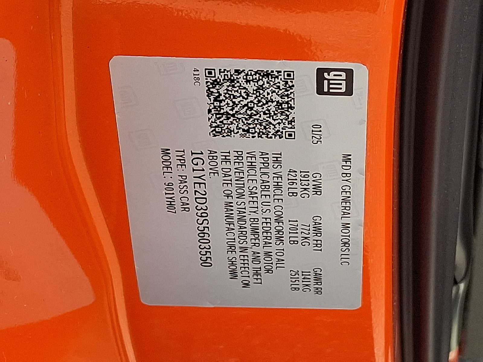 2025 Chevrolet Corvette 2dr Z06 Cpe w/2LZ