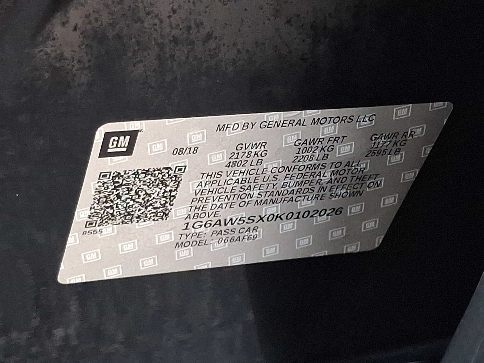 2019 Cadillac CTS 4dr Sdn 2.0L Turbo AWD