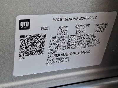 2023 Cadillac CT5 4dr Sdn Sport