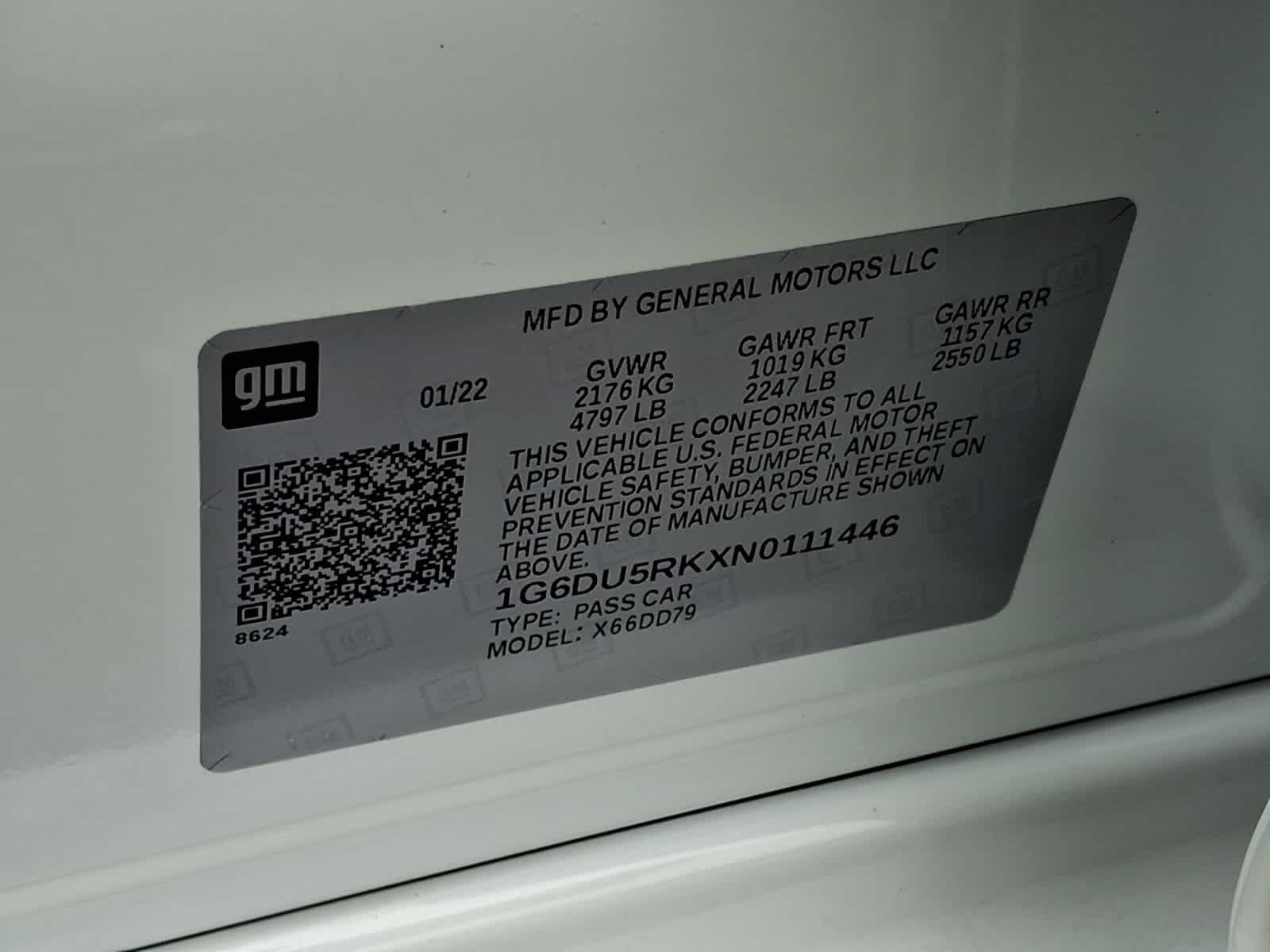2022 Cadillac CT5 4dr Sdn Sport
