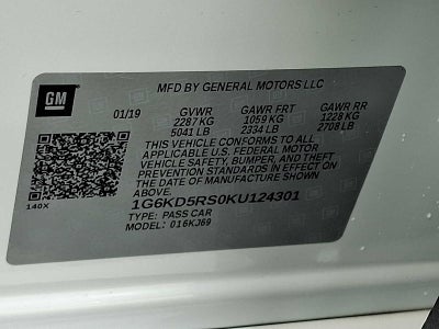 2019 Cadillac CT6 4dr Sdn 3.6L Premium Luxury AWD