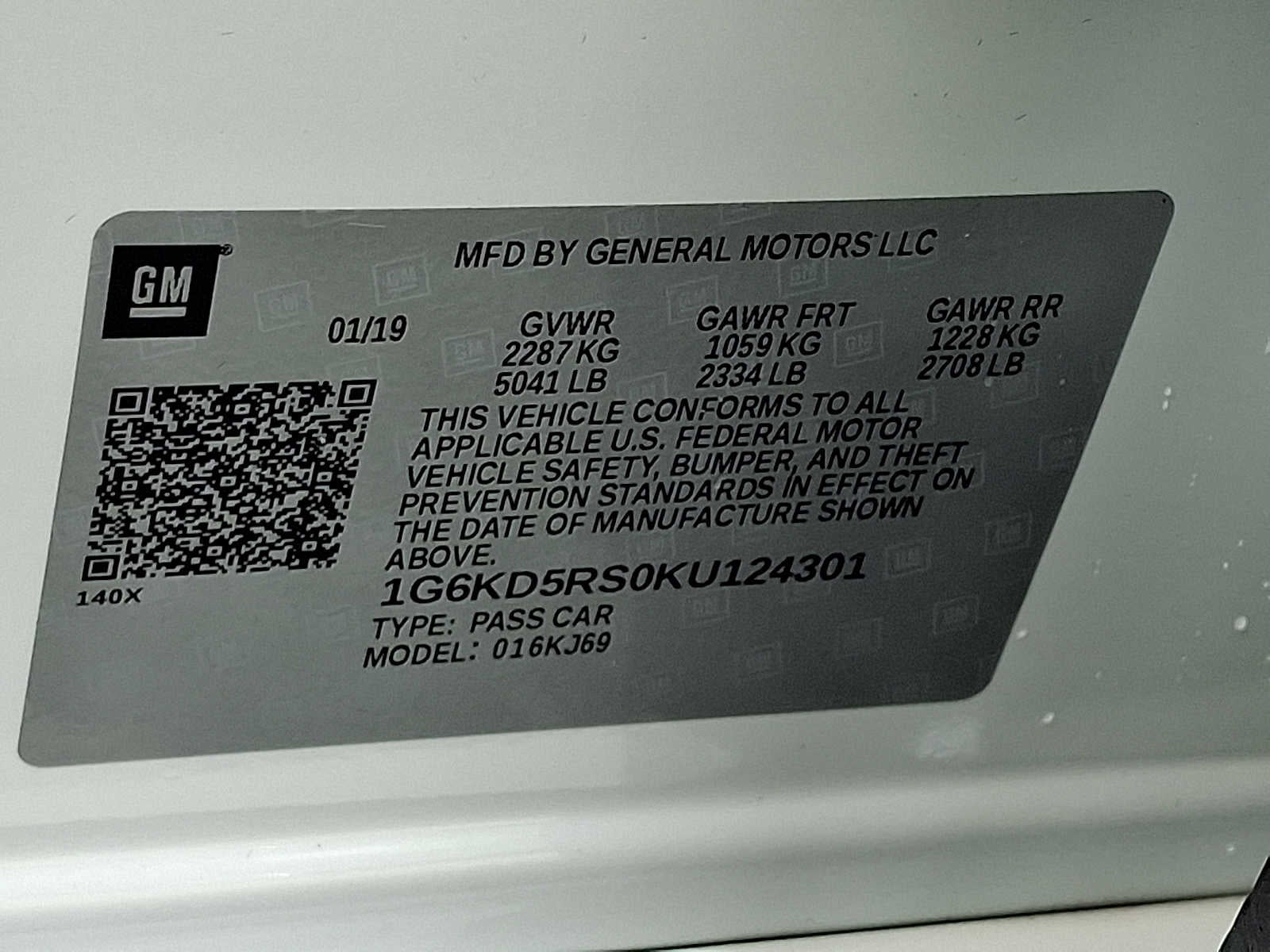 2019 Cadillac CT6 4dr Sdn 3.6L Premium Luxury AWD