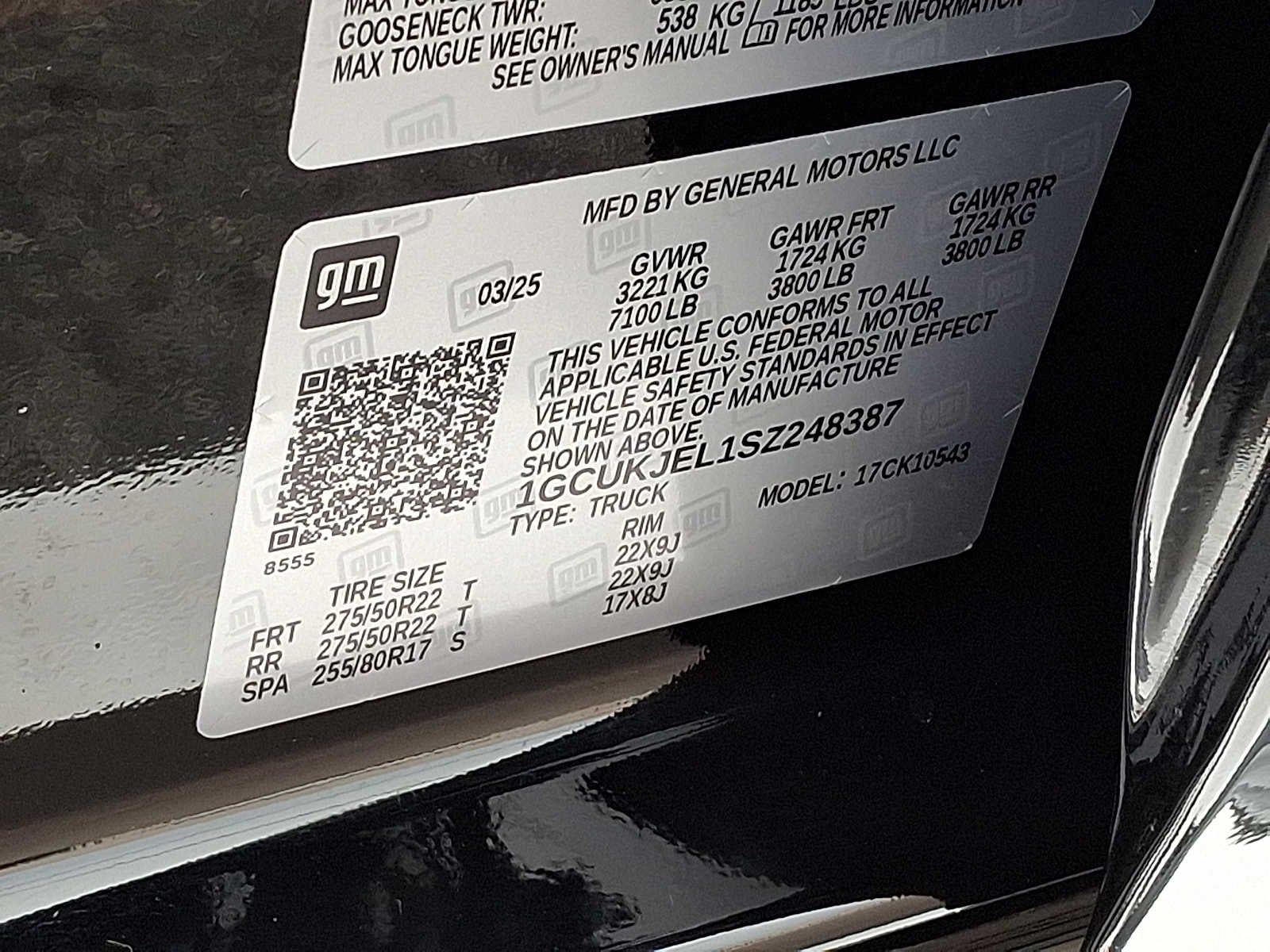 2025 Chevrolet Silverado 1500 4WD Crew Cab 147 High Country