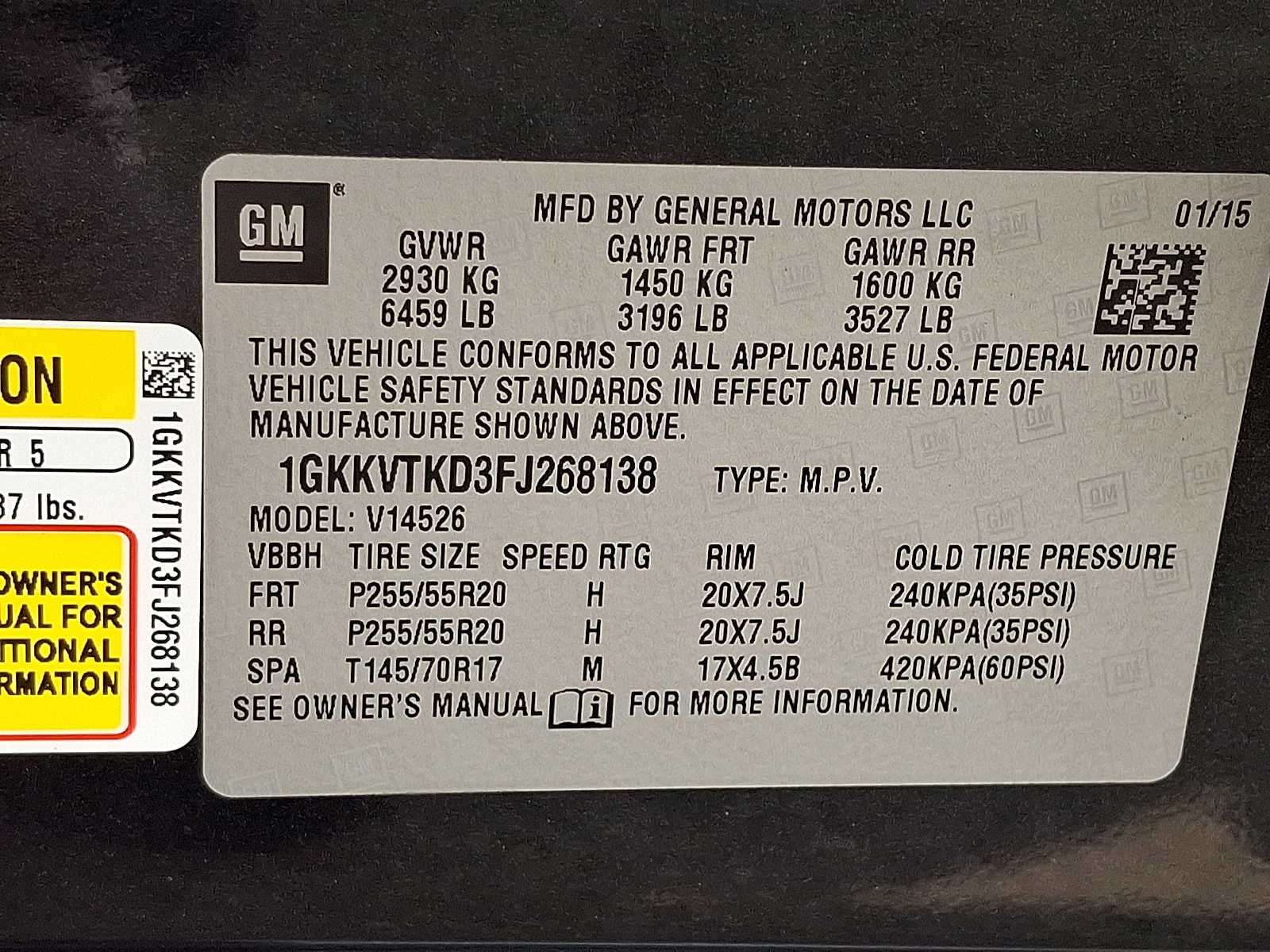 2015 GMC Acadia AWD 4dr Denali