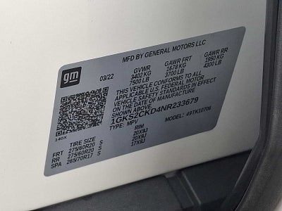2022 GMC Yukon 4WD 4dr AT4