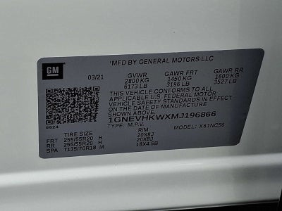 2021 Chevrolet Traverse AWD 4dr LT Leather